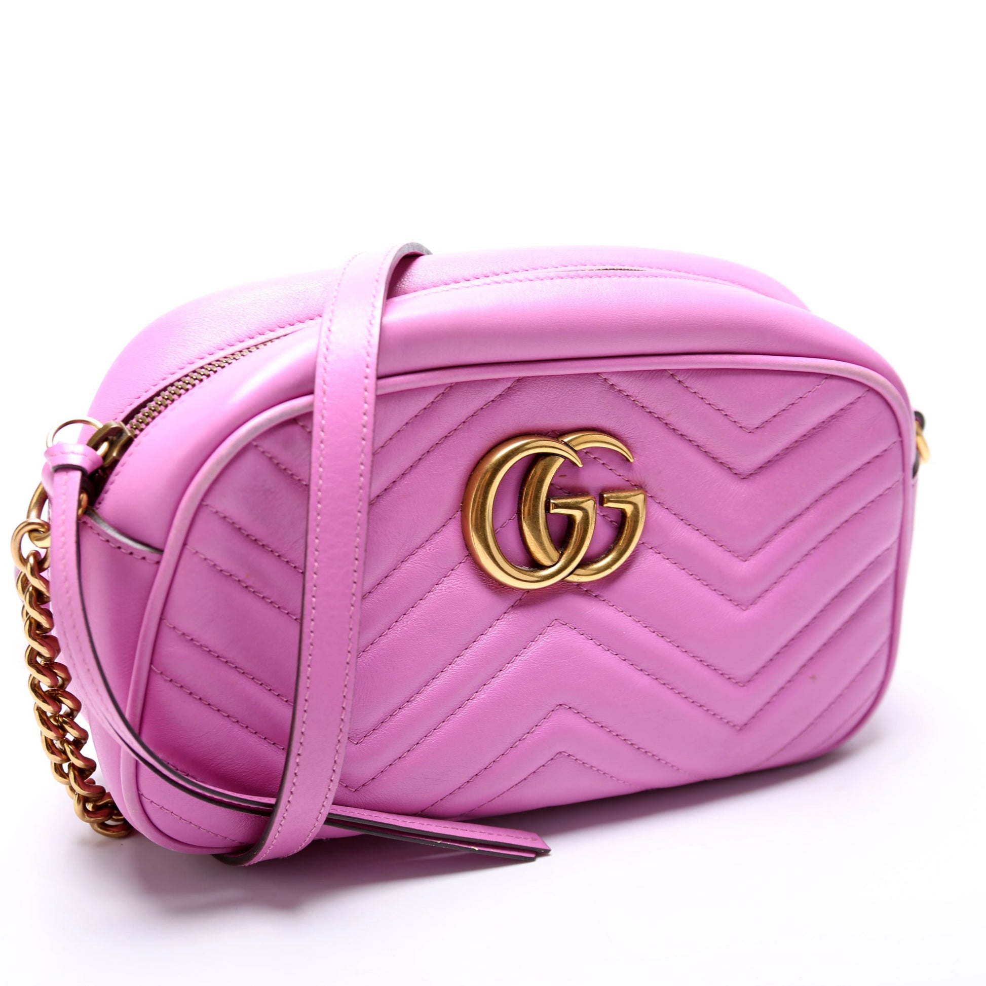 Gucci 447632 Marmont Small Leather Camera Bag