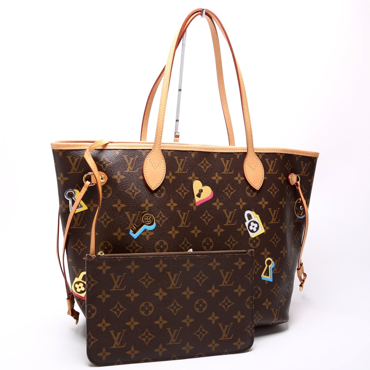 Louis Vuitton Neverfull MM Lovelock w/Wallet