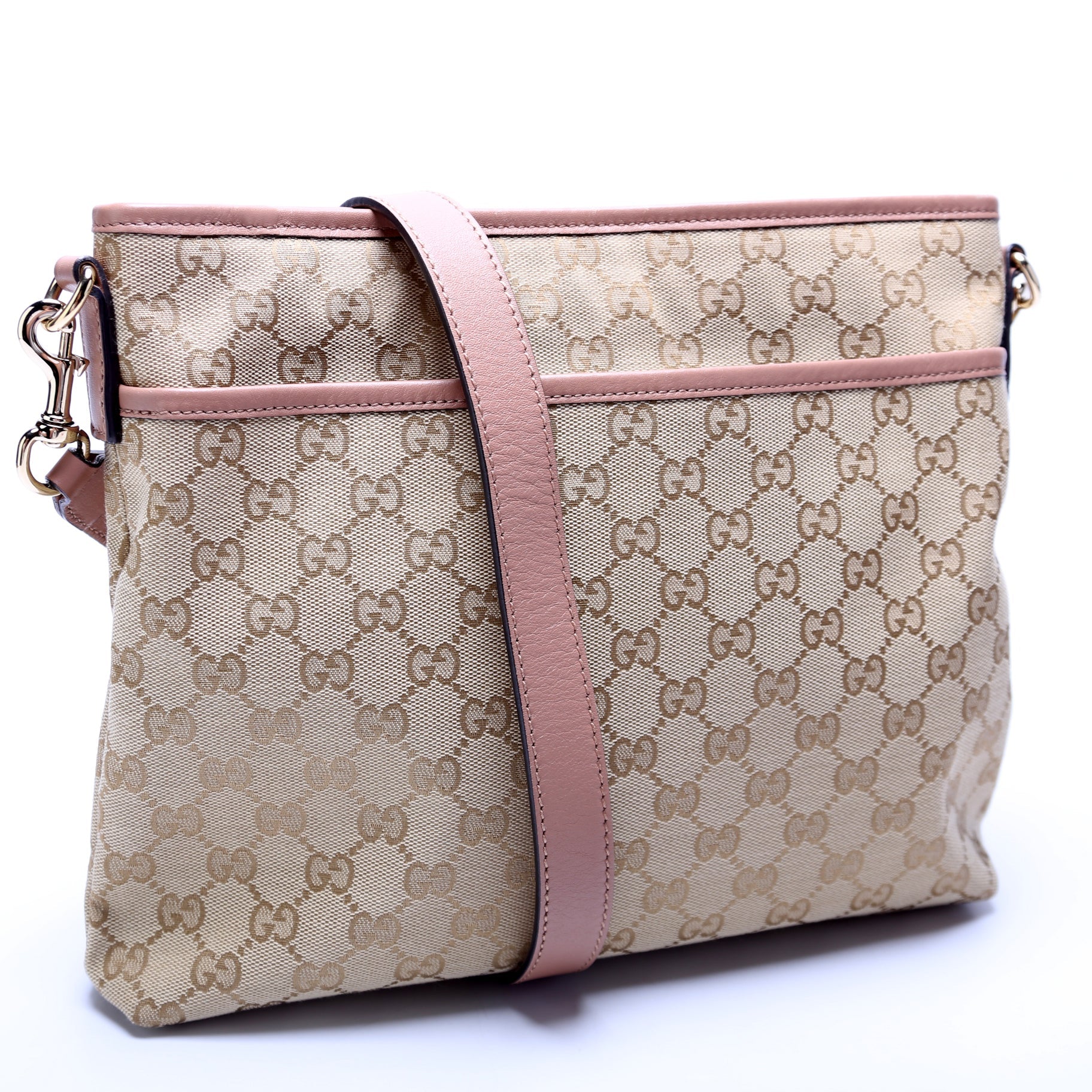 Gucci 388924 GG Canvas Crossbody Bag