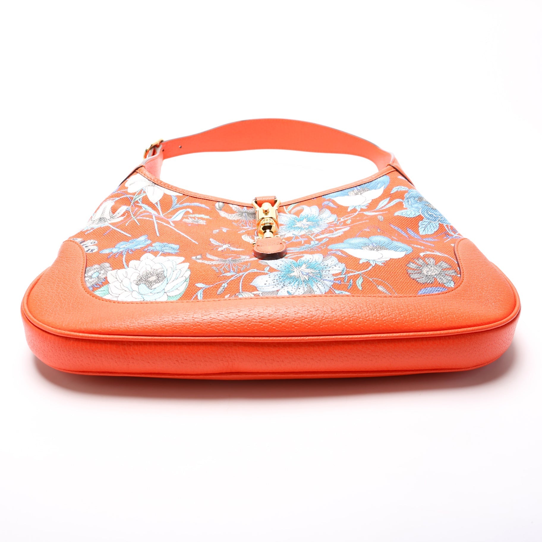 Gucci 550152 Jackie Medium Flora Canvas Hobo Bag