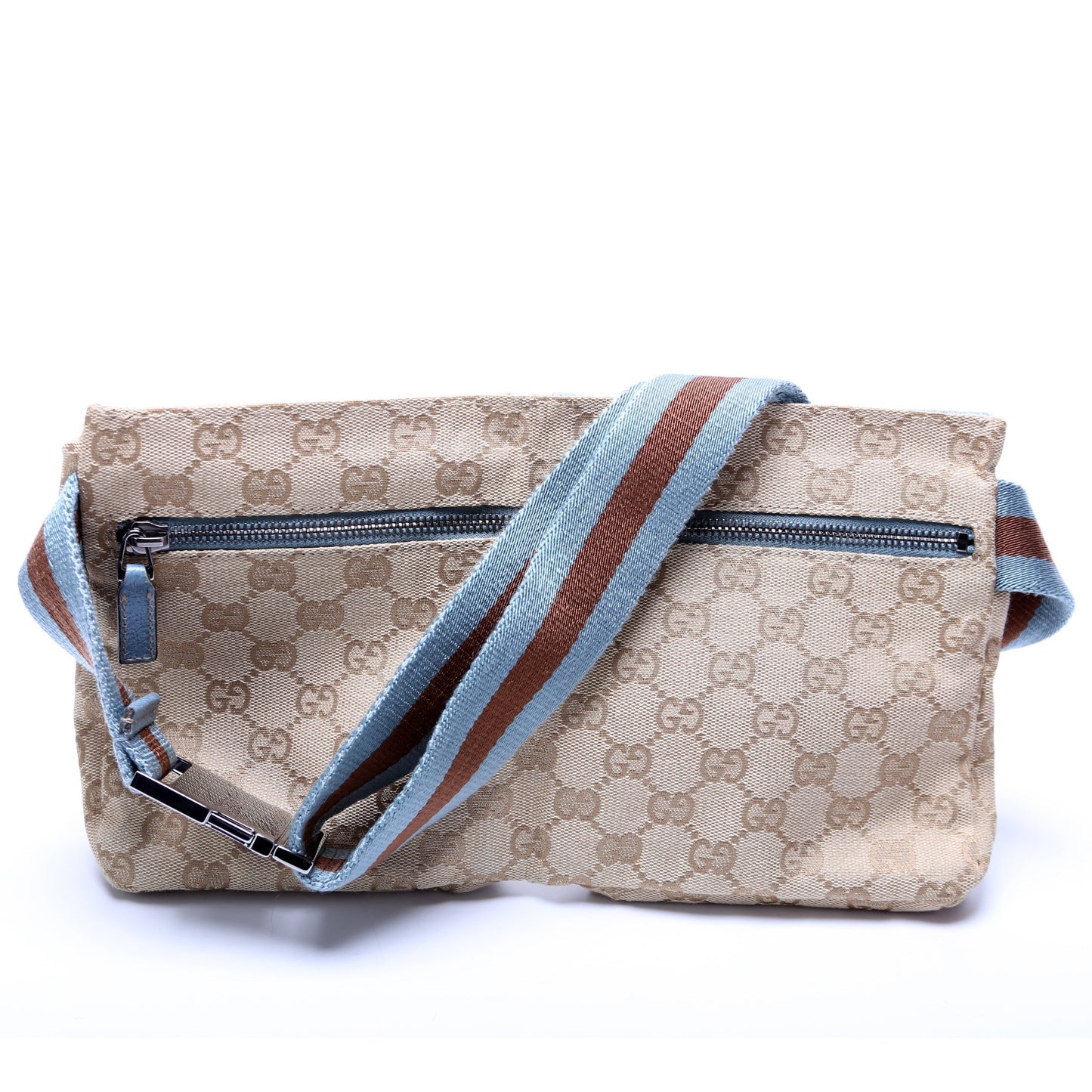 Gucci 28566 GG Canvas Waist Bag