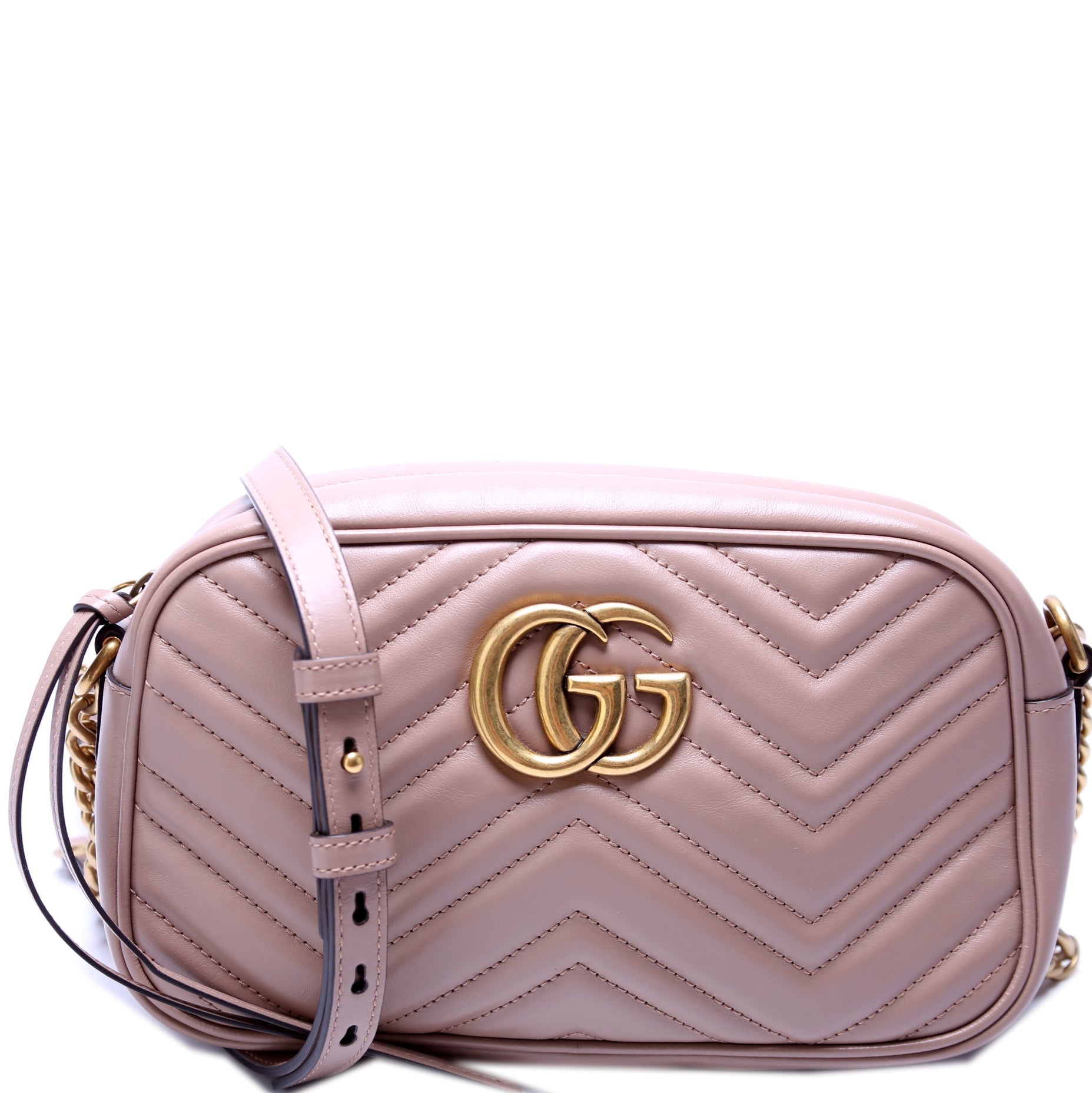 Gucci 447632 Marmont Small Leather Camera Bag