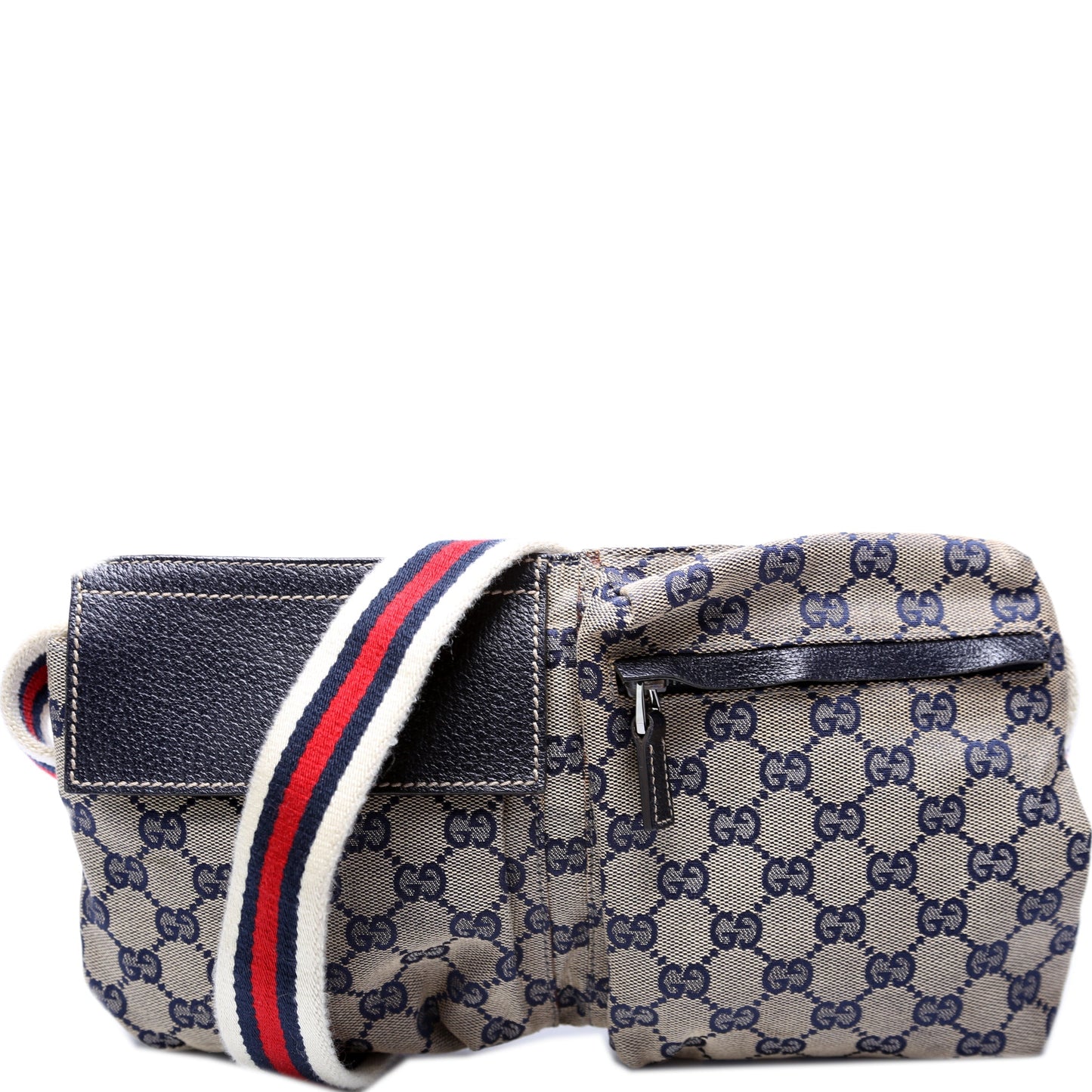 Gucci 28566 GG Canvas Waist Bag