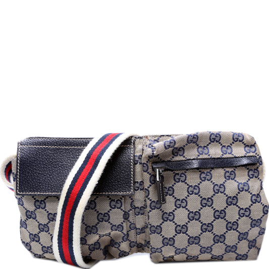 Gucci 28566 GG Canvas Waist Bag