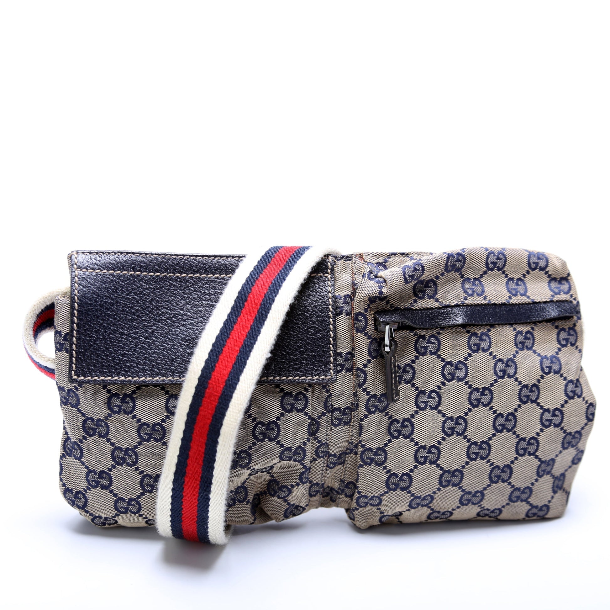 Gucci 28566 GG Canvas Waist Bag