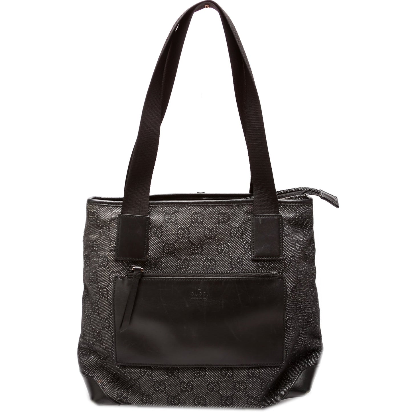 Gucci 28898 GG Denim Tote Small Bag