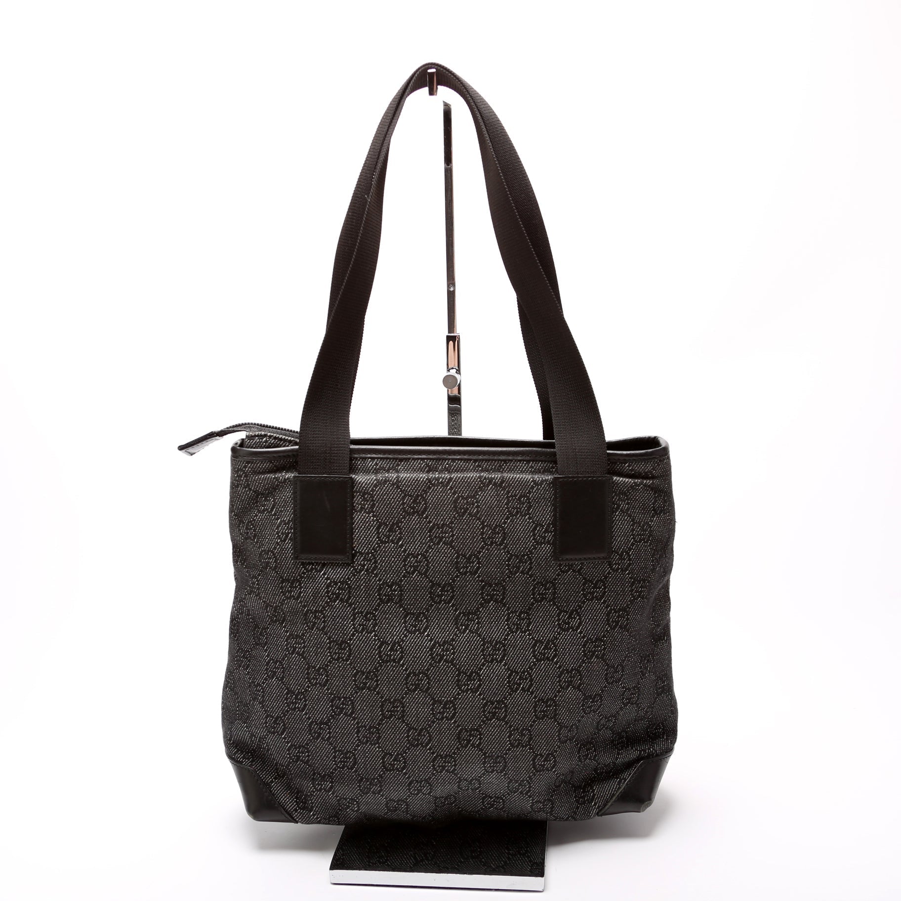 Gucci 28898 GG Denim Tote Small Bag