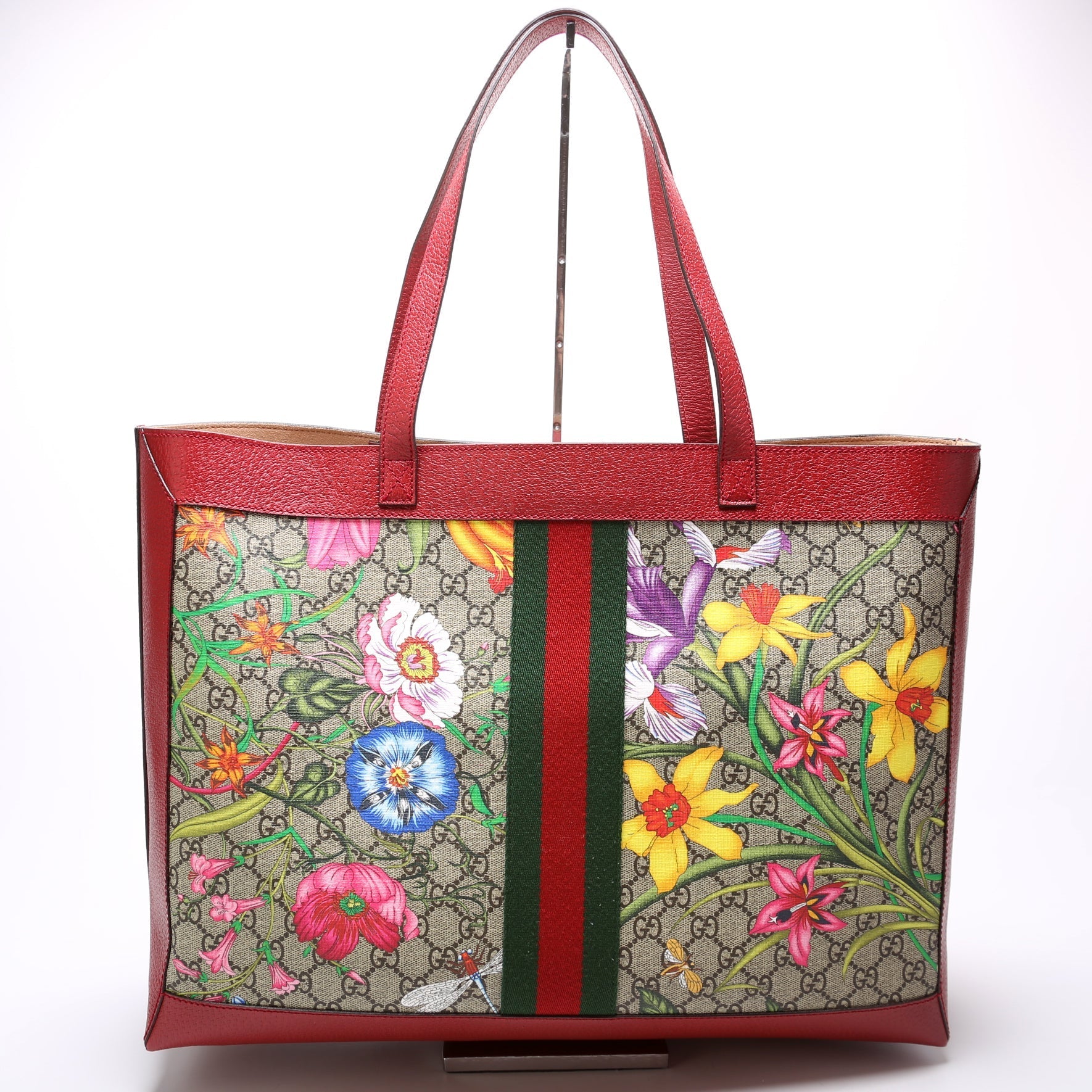Gucci 547947 Ophidia Soft GG Flora Medium Tote Bag