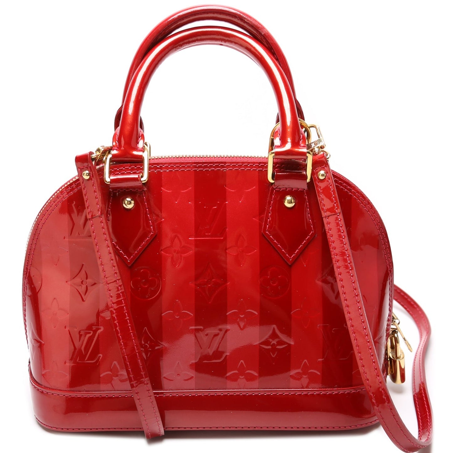 Louis Vuitton Alma BB Vernis Rayures