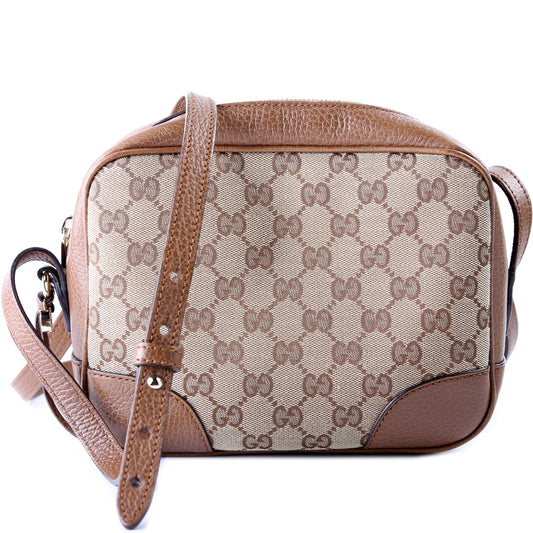 Gucci Leather Canvas Crossbody