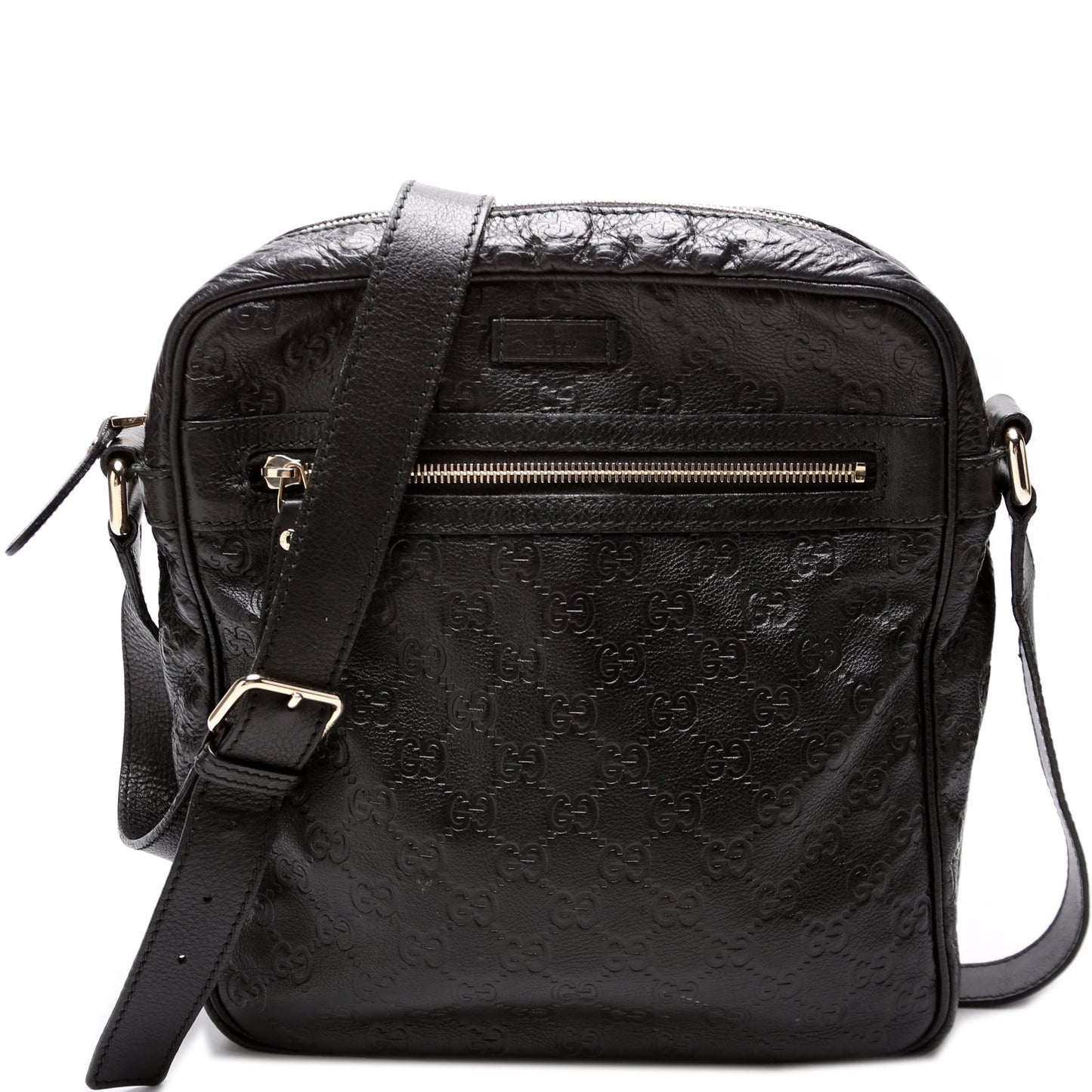 Gucci 201448 Leather Messenger Bag