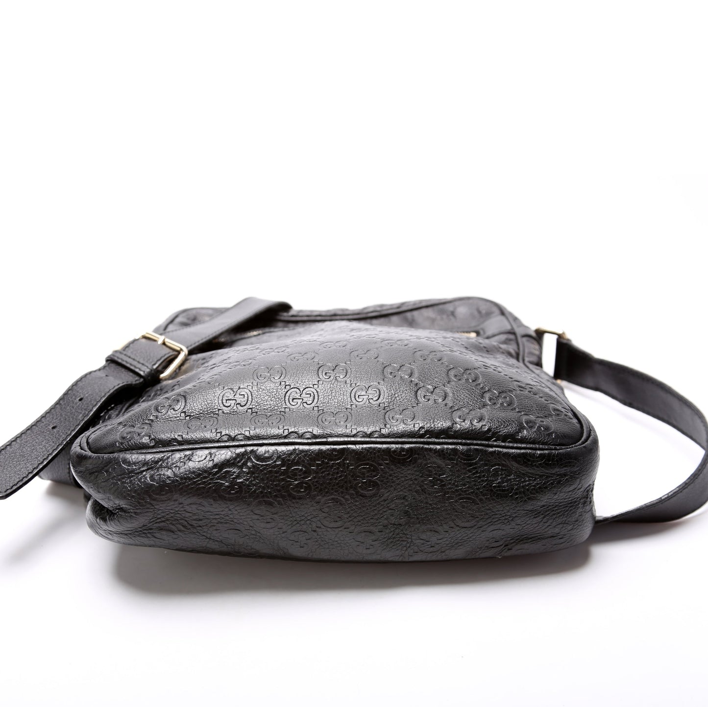 Gucci 201448 Leather Messenger Bag