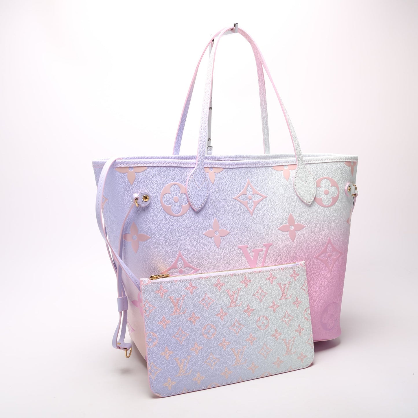 Louis Vuitton Neverfull MM W/Wallet 'Spring In The City' Giant Monogram