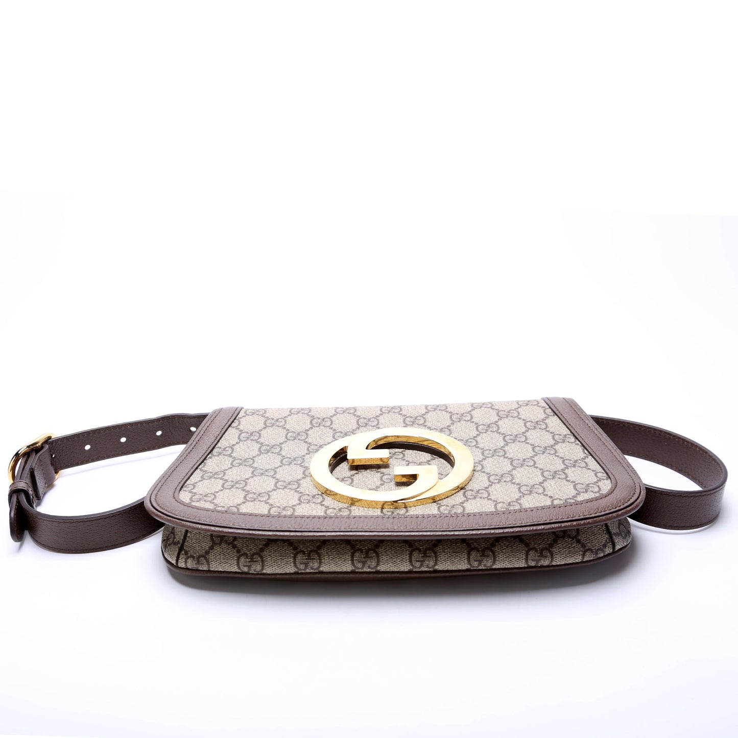 Gucci Leather Canvas Shoulder Bag