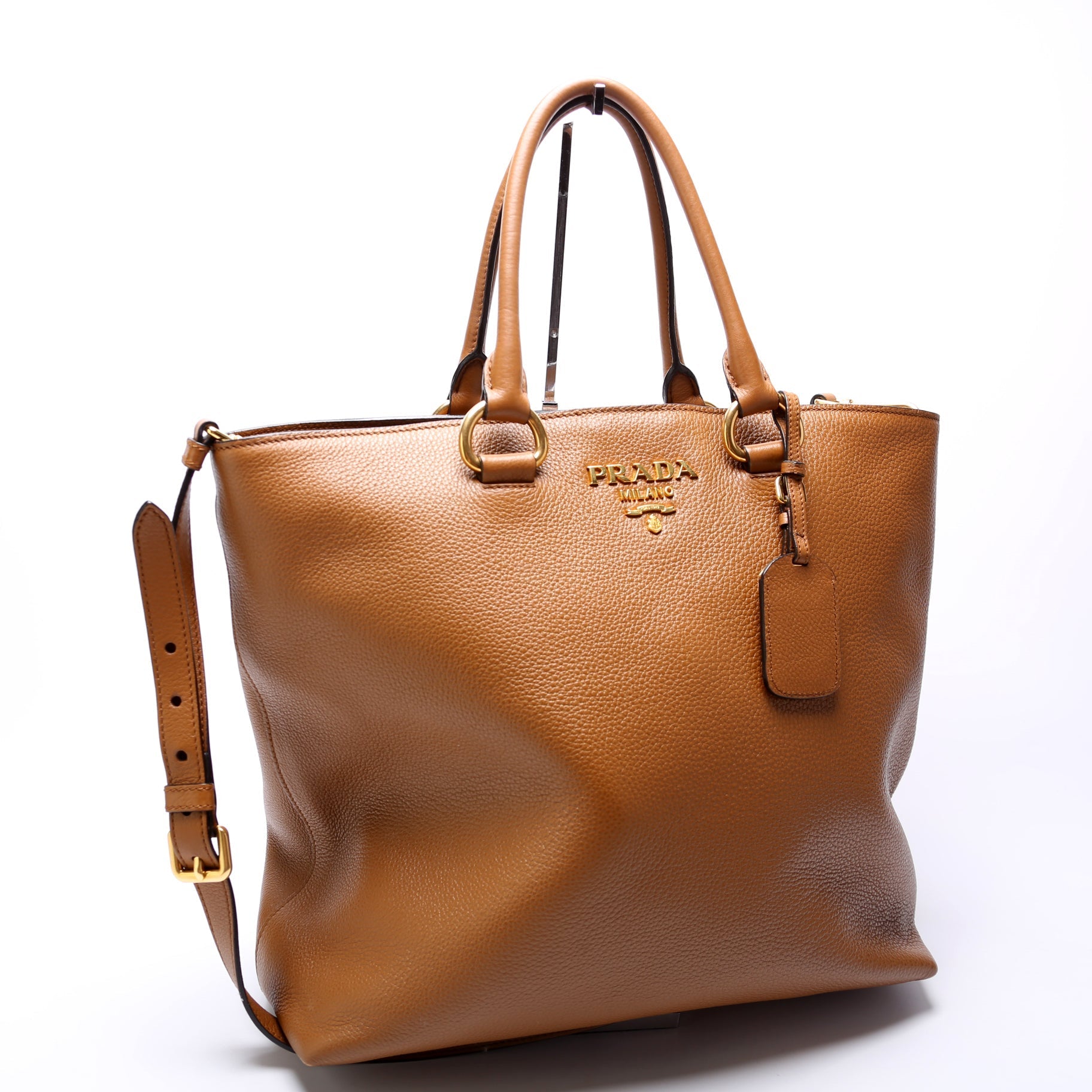 Prada Vitello Daino Shopper Bag - Style 2