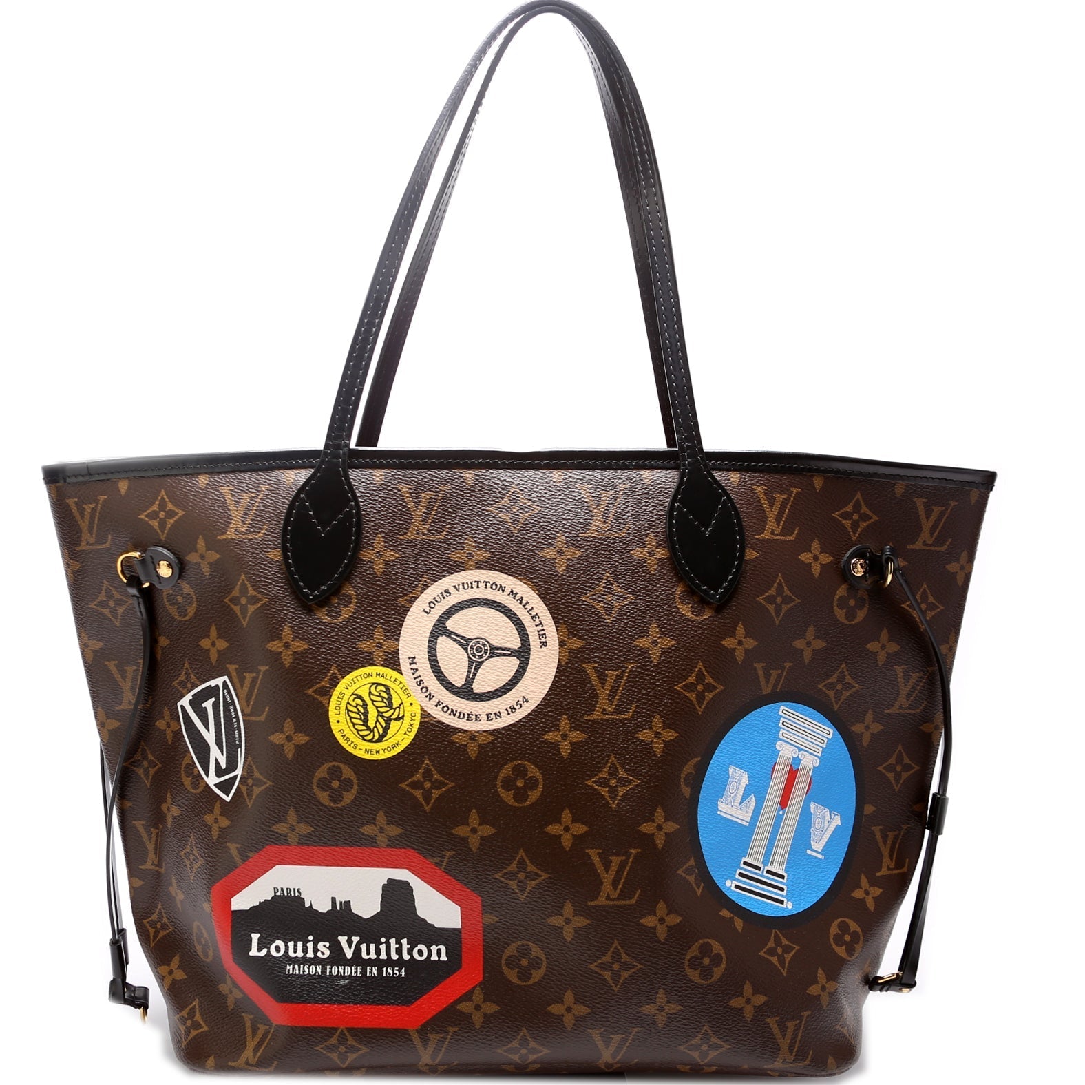 Louis Vuitton Neverfull MM Monogram World Tour