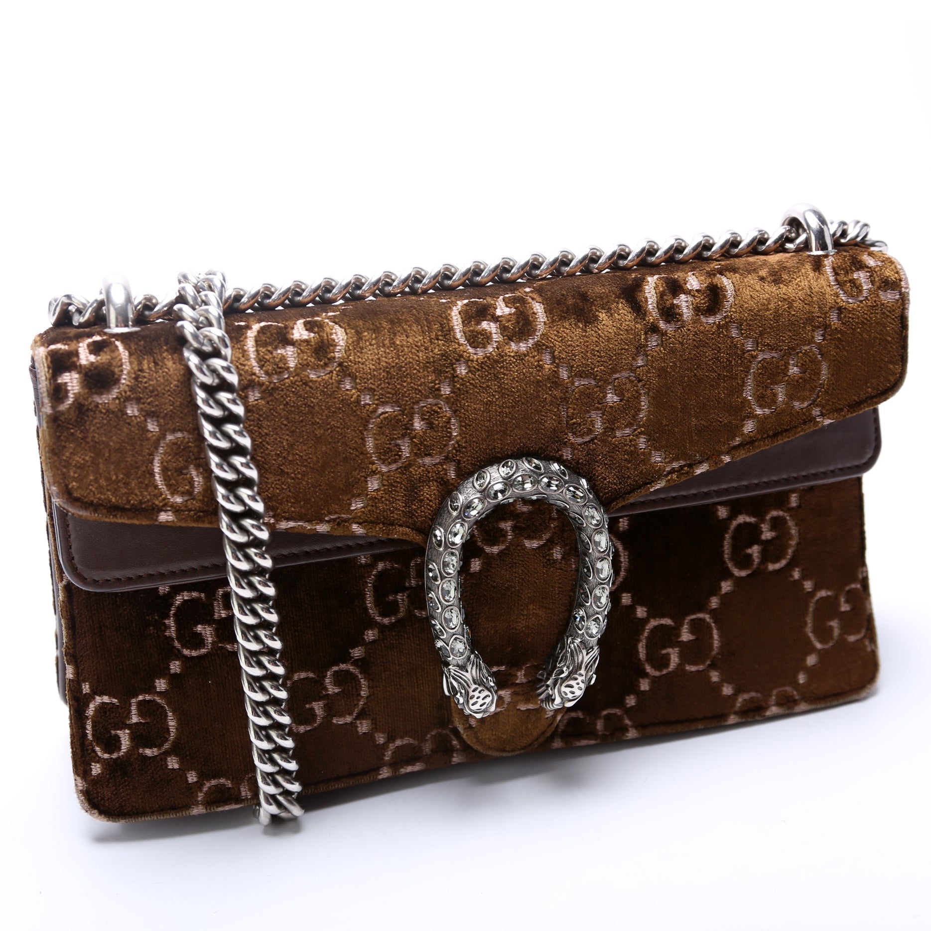 Gucci Chain Leather Shoulder Bag
