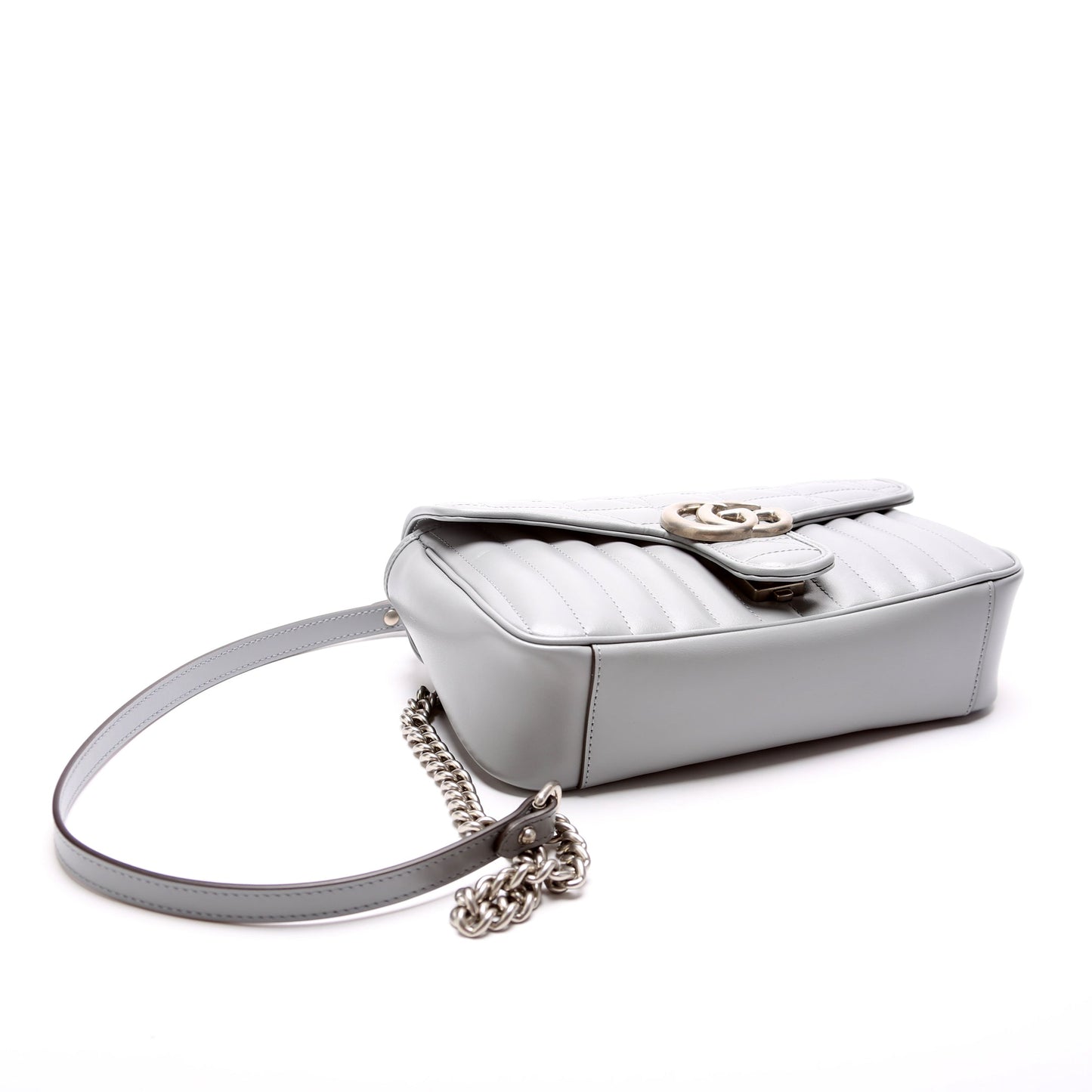 Gucci Marmont Aria Leather Shoulder Small Flap 443497 Bag