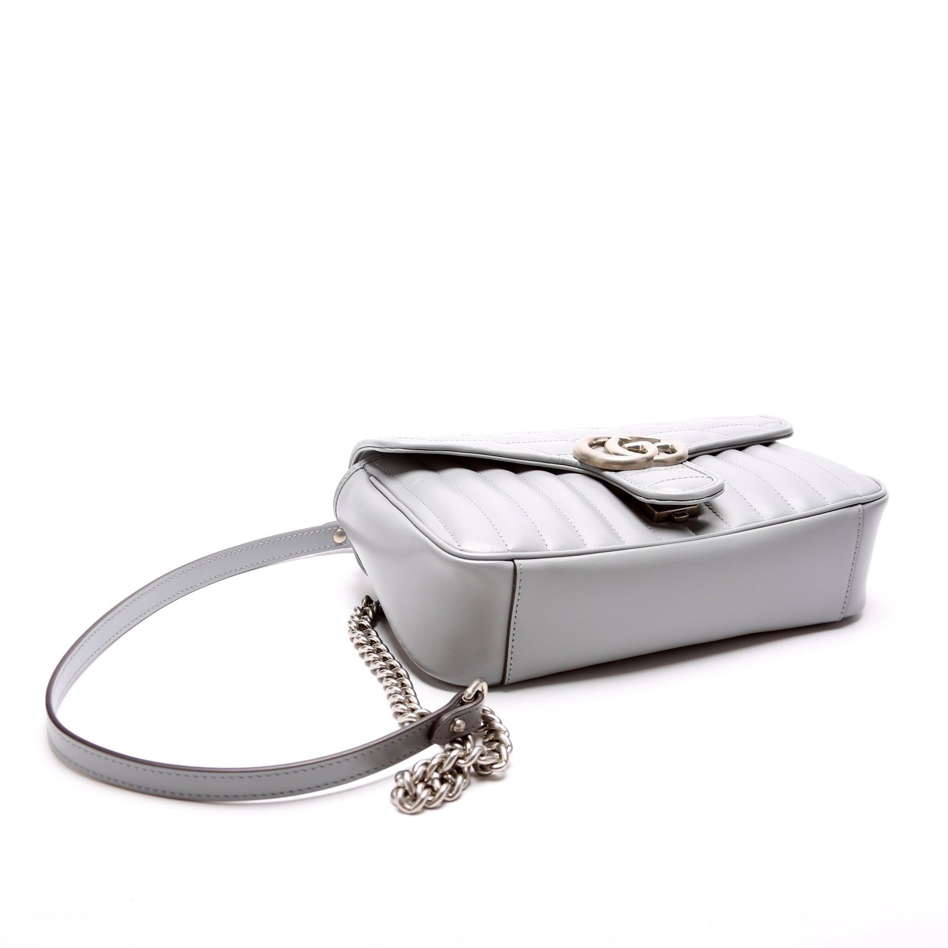 Gucci Marmont Aria Leather Shoulder Small Flap 443497 Bag