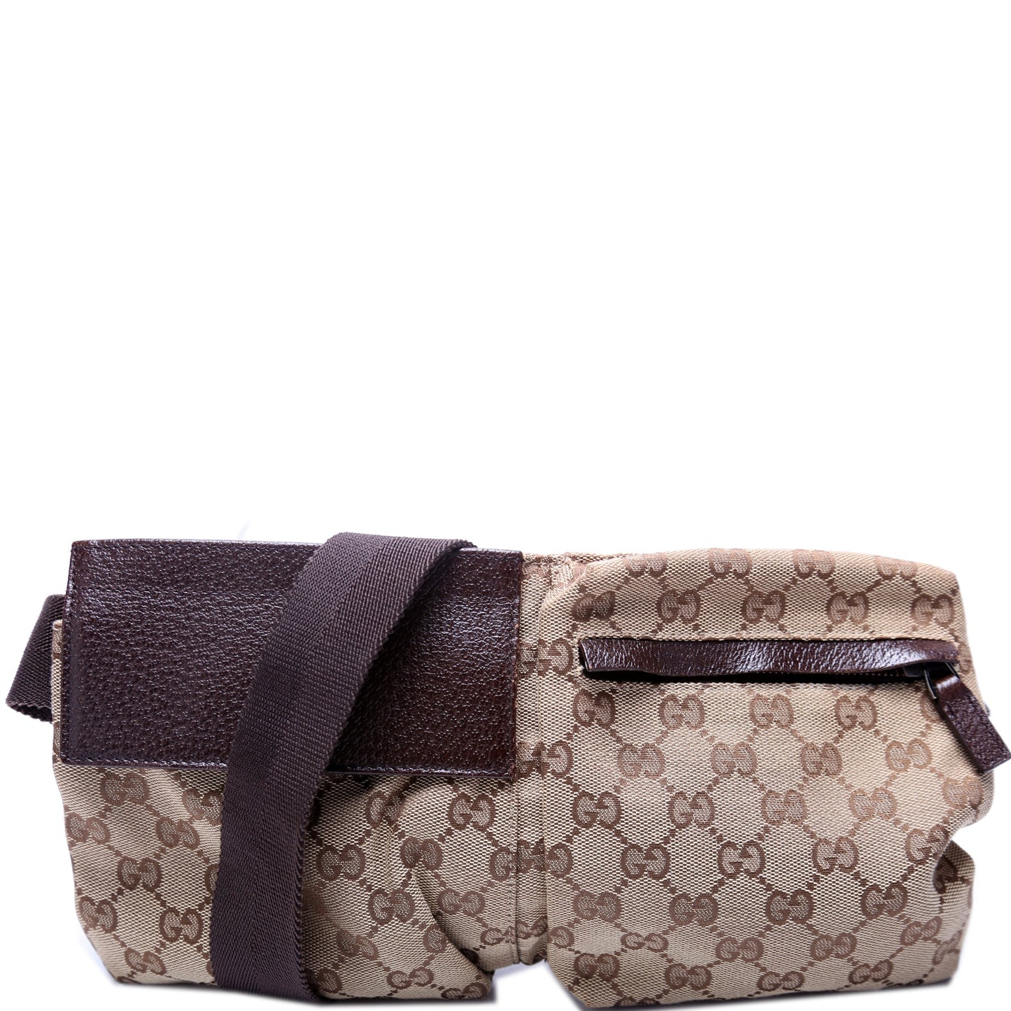 Gucci 28566 GG Canvas Waist Bag