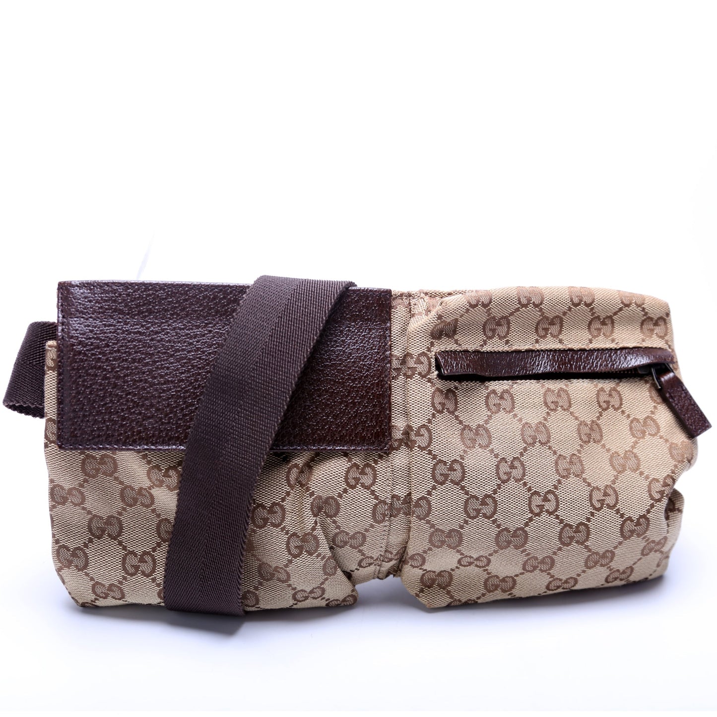 Gucci 28566 GG Canvas Waist Bag