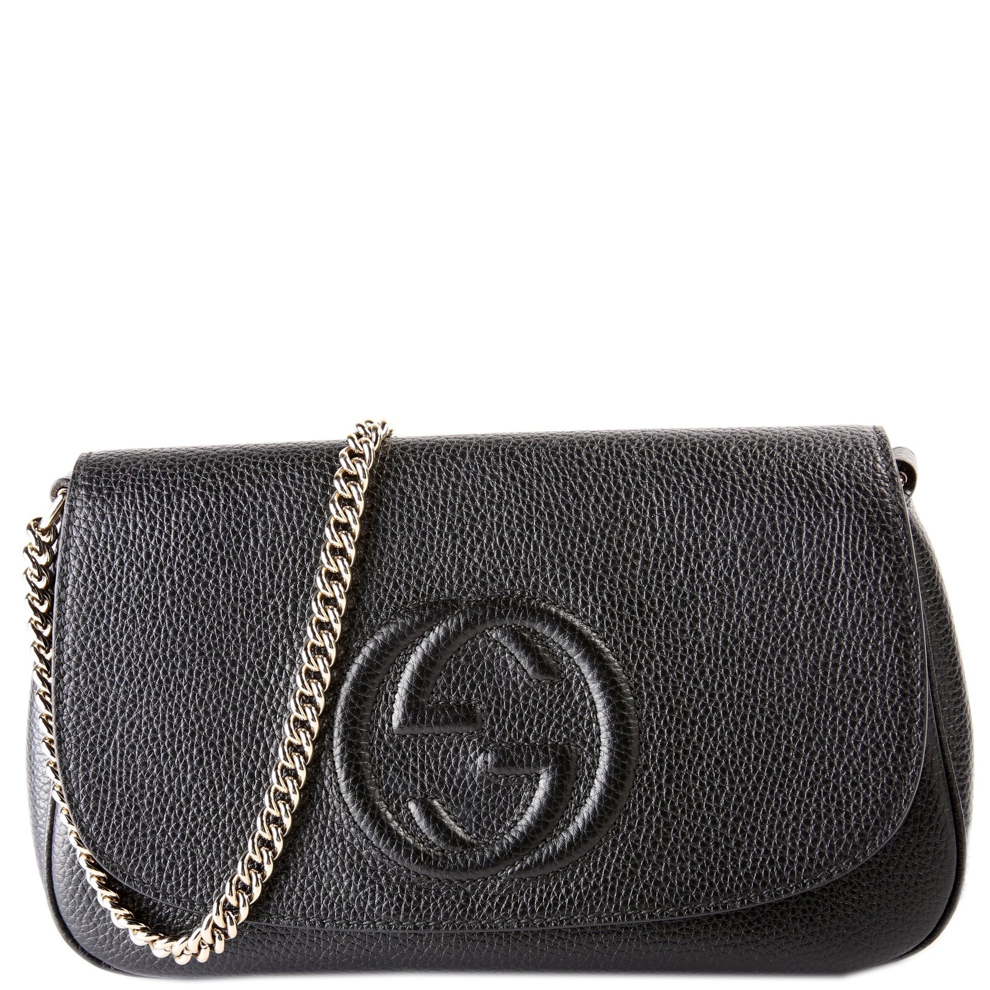 Gucci 536224 Soho Chain Tassel Flap Bag