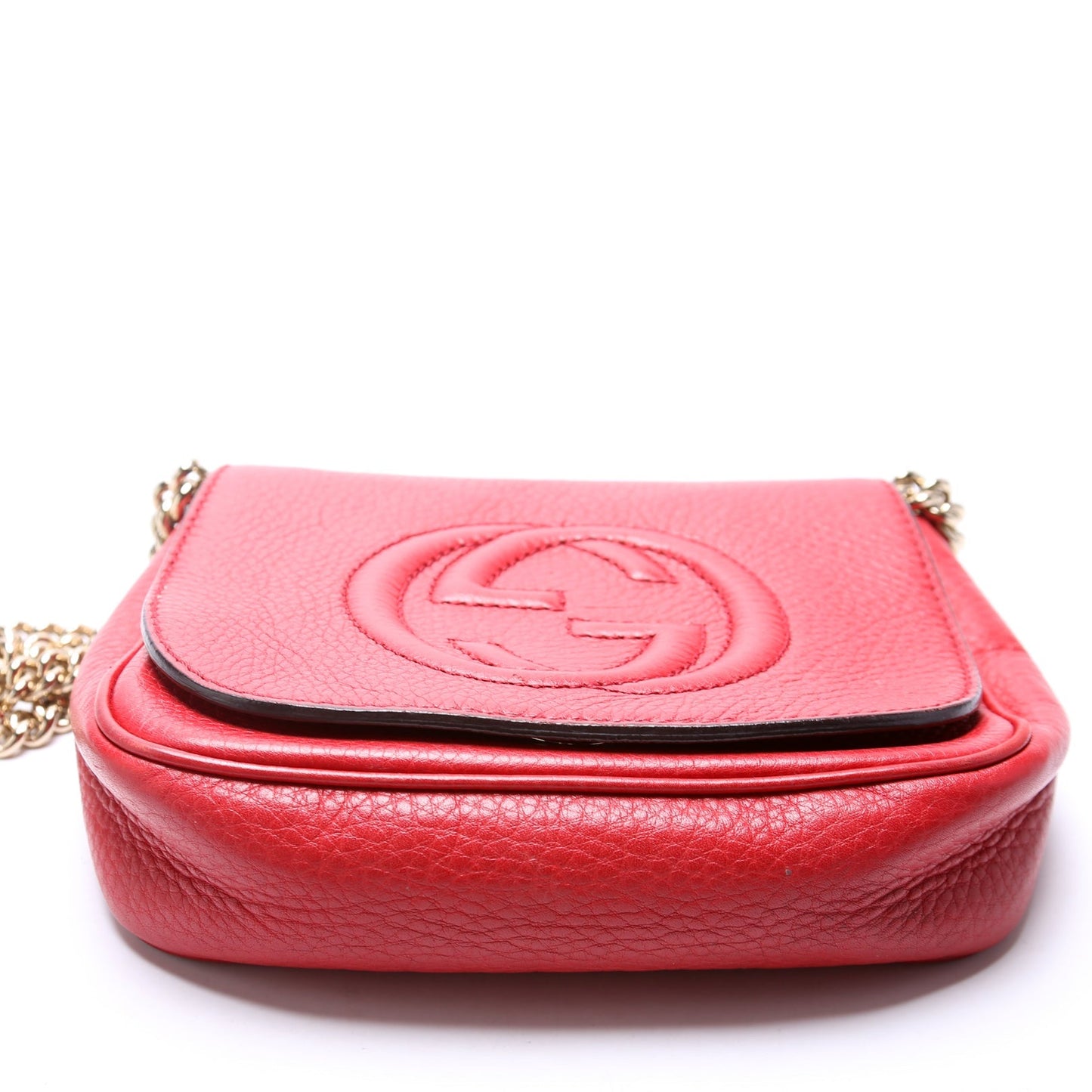 Gucci 323190 Soho Chain Tassel Flap Small Bag