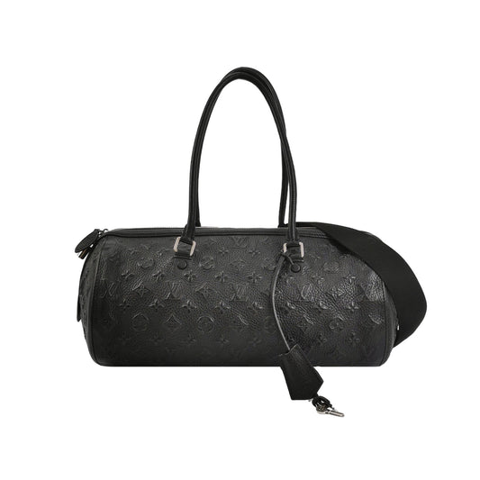 Louis Vuitton Neo Papillon Revelation GM Black Leather Shoulder Bag with Strap