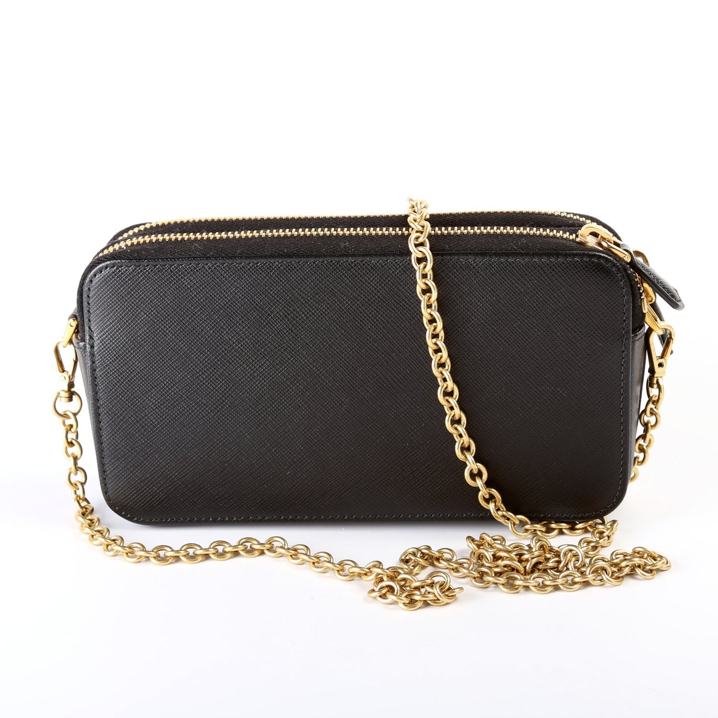 Prada 1DH010 Saffiano Double Zip WOC Bag - Style 2