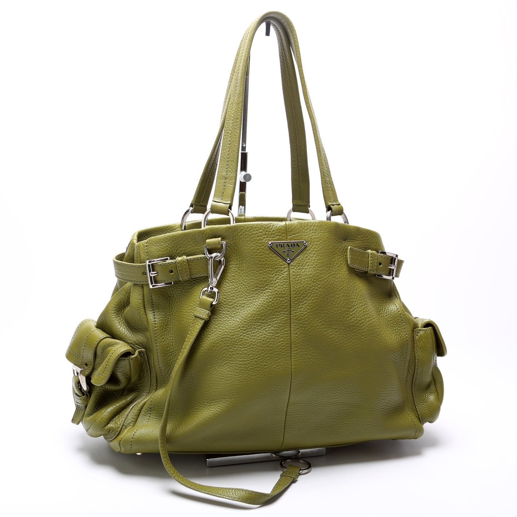 Prada Vitello Daino Side Pocket Bag