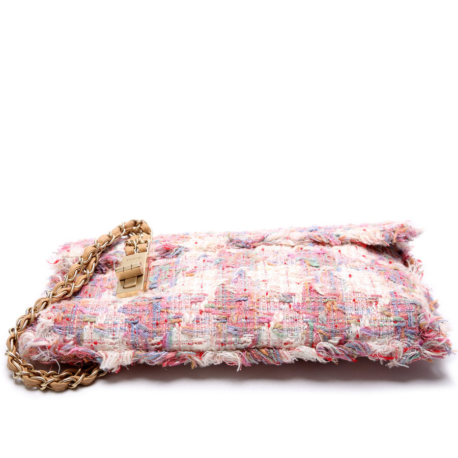 Chanel Reissue Vertical Lock Tweed Flap 8M Bag