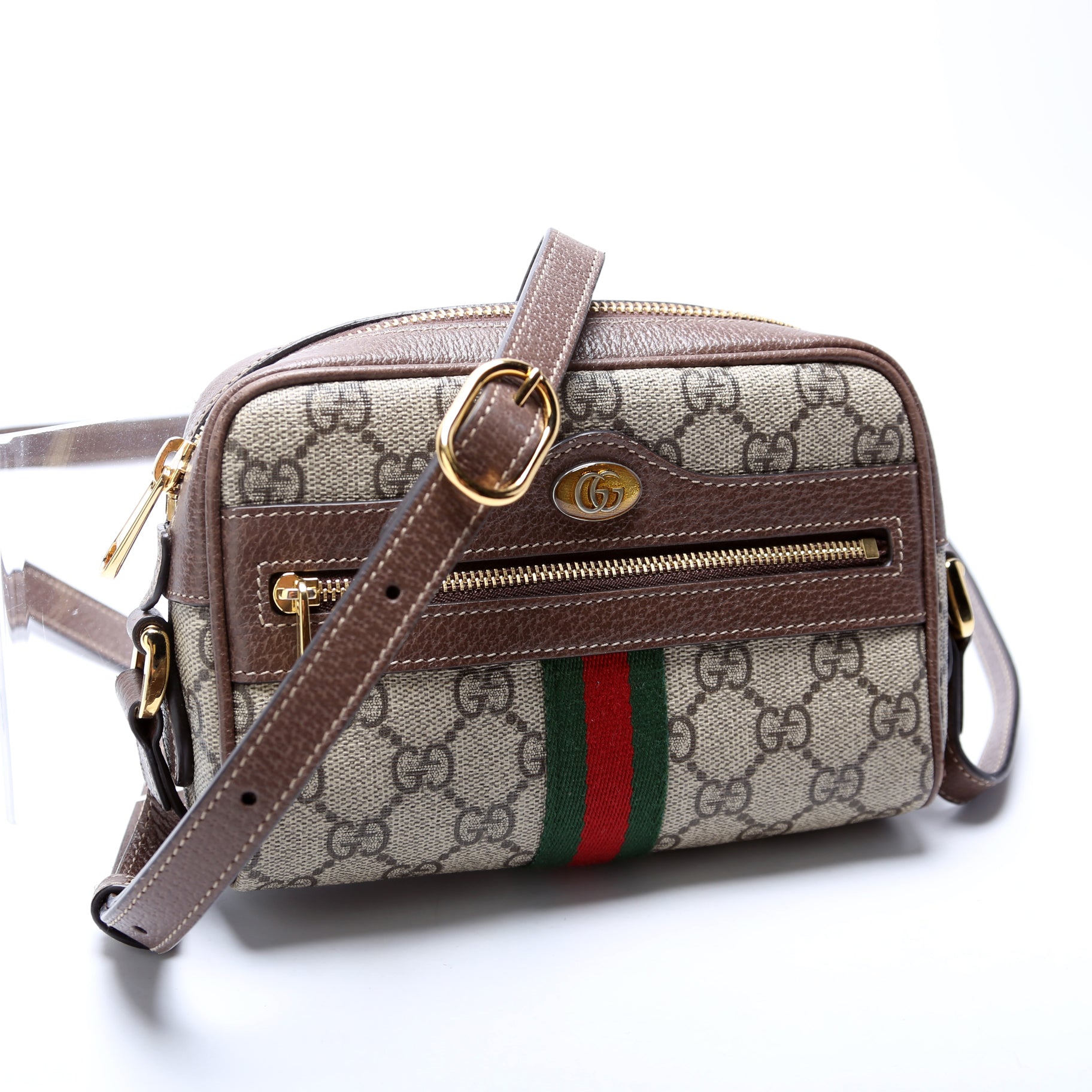 Gucci 517350 GG Supreme Mini Ophidia Bag