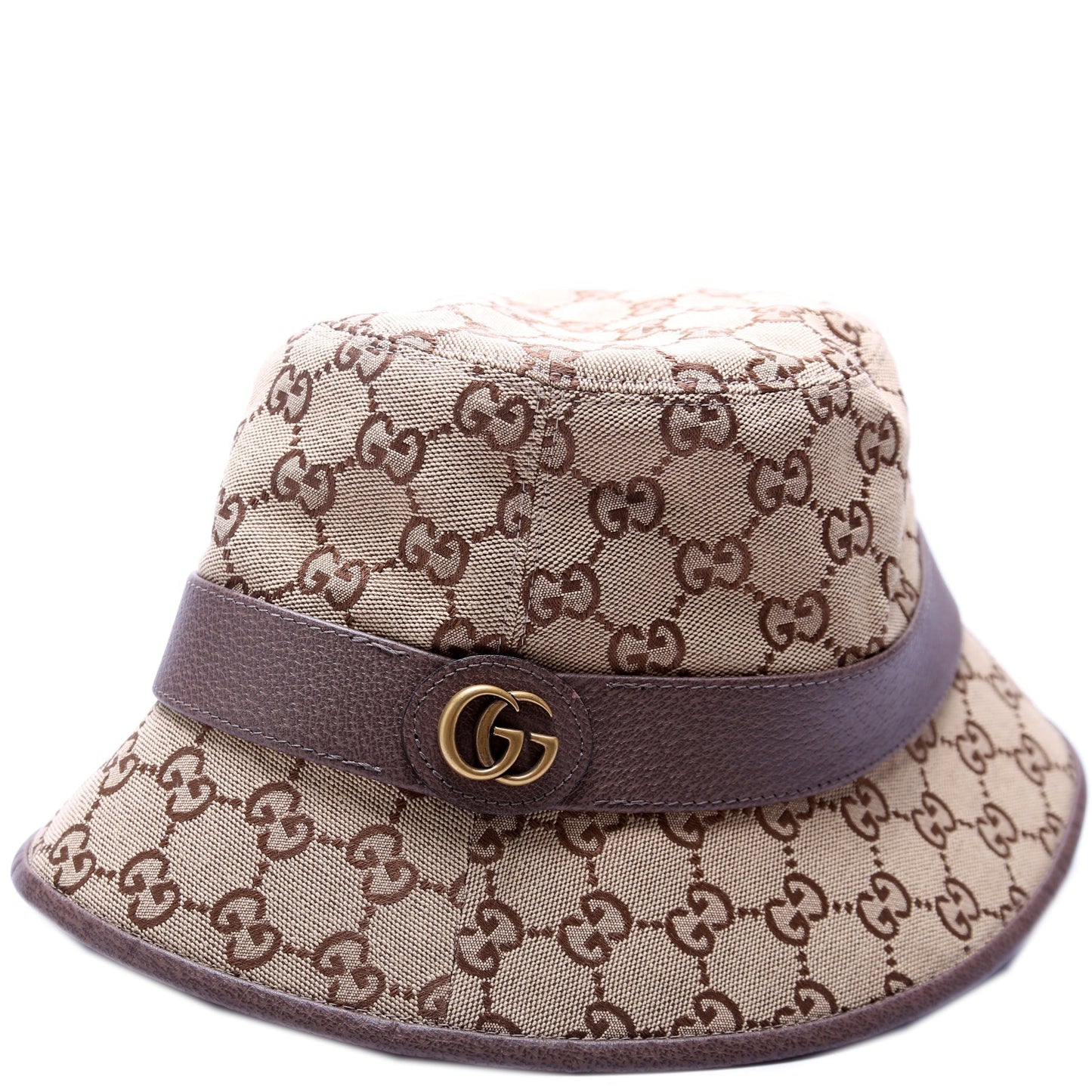Gucci Leather Canvas Shoulder Bag