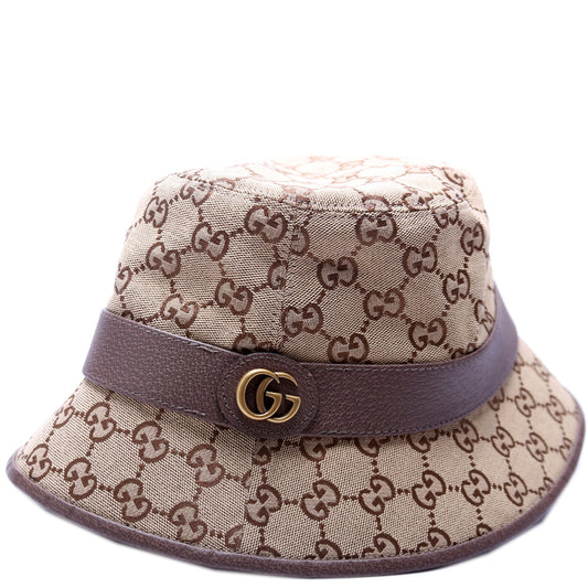 Gucci Leather Canvas Shoulder Bag