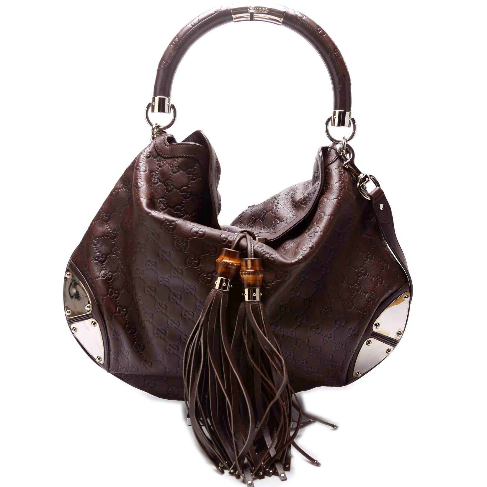 Gucci 177088 Indy Top Handle Hobo Bag