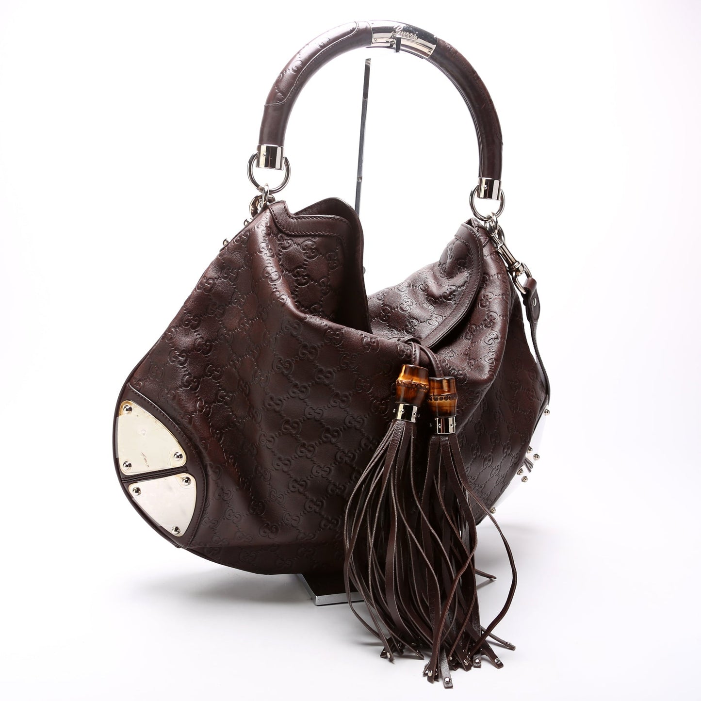 Gucci 177088 Indy Top Handle Hobo Bag