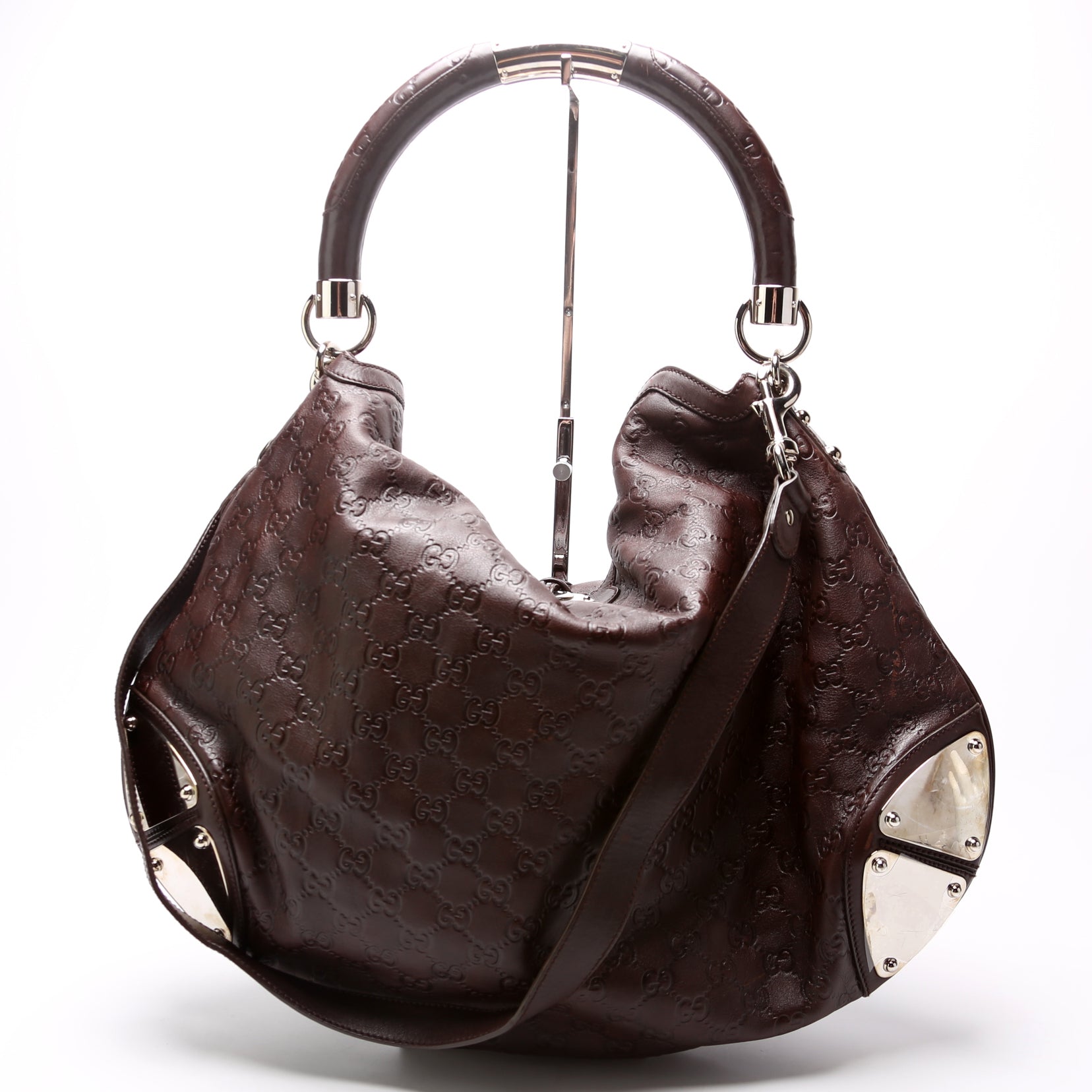 Gucci 177088 Indy Top Handle Hobo Bag