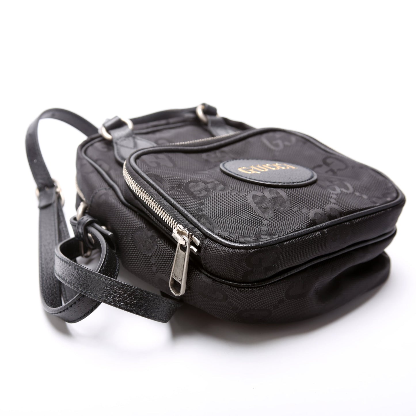 Gucci Nylon Leather Shoulder Bag