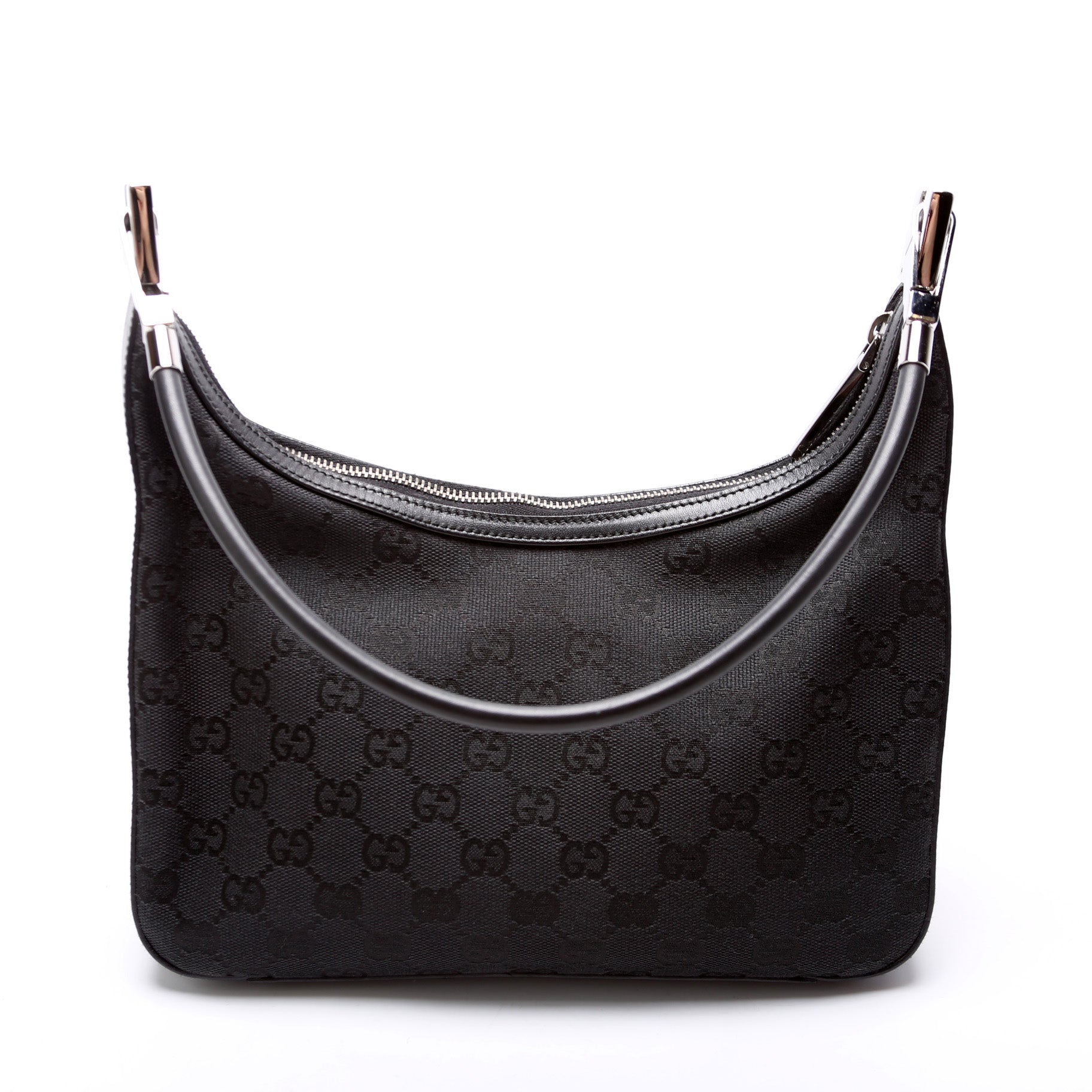Gucci 01233 GG Canvas Hobo Bag