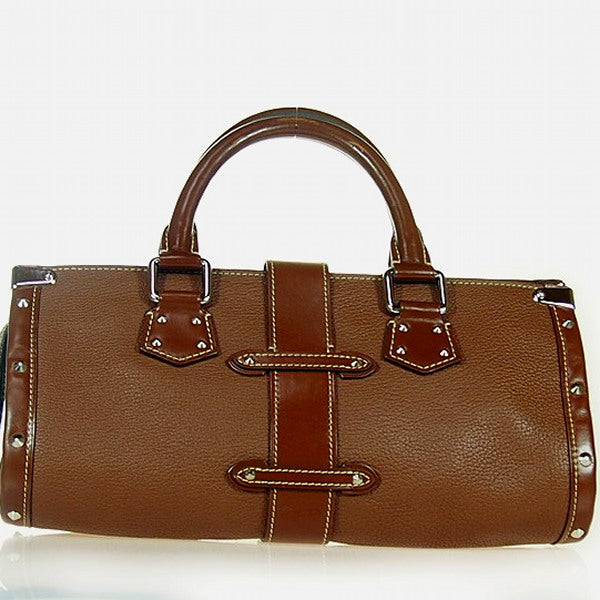 LOUIS VUITTON Handbag Sheep leather Brown Cienne Suhari Epanui PM Women