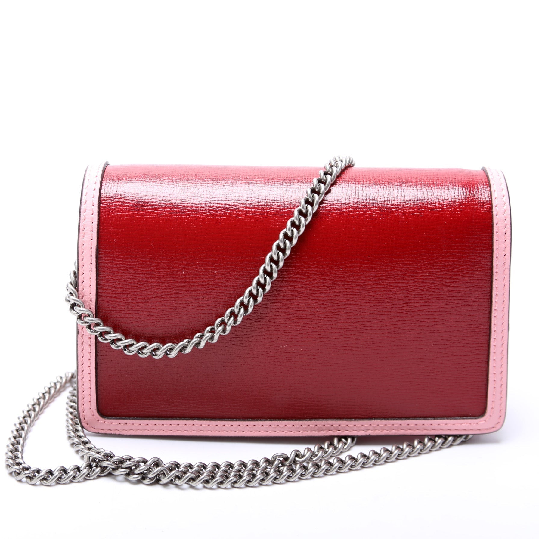 Gucci 476432 Enamel Dionysus Leather Super Mini Bag