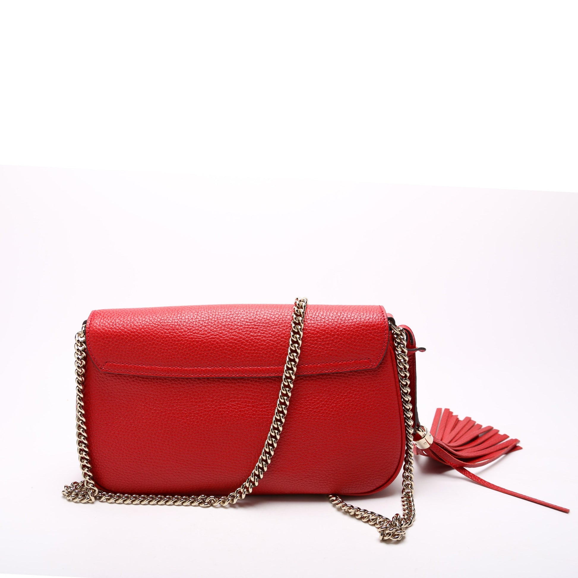 Gucci 536224 Soho Chain Tassel Flap Bag