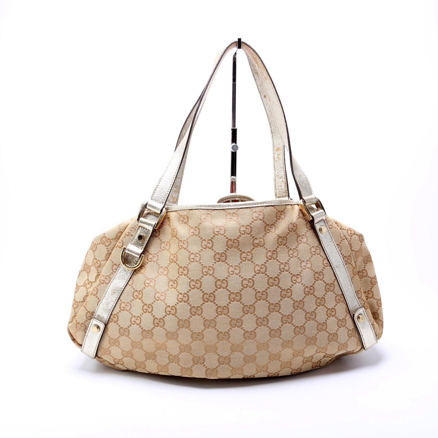 Gucci 130736 Abbey Canvas Tote Medium Bag