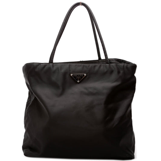 Prada Nylon Zip Tote Bag