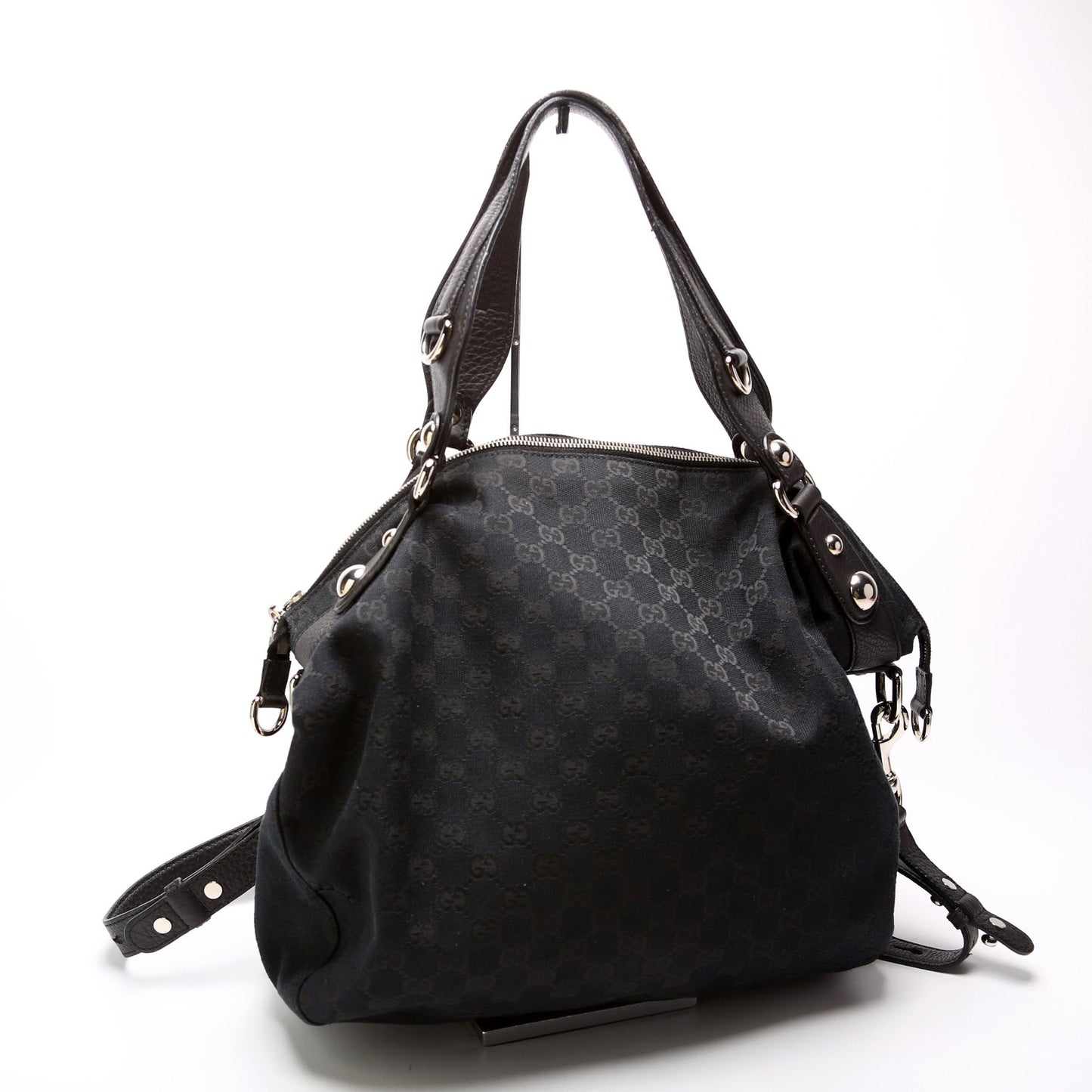 Gucci GG Canvas Icon Bit Large Top Handle 232949 Bag