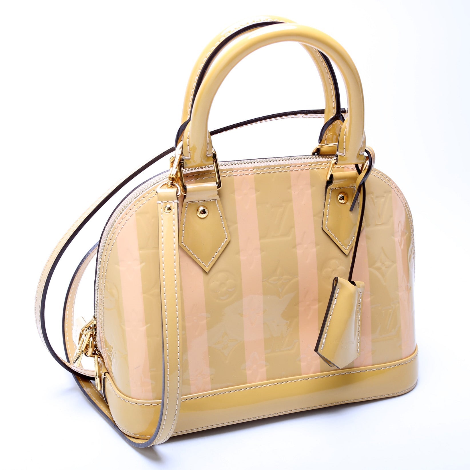 Louis Vuitton Alma BB Vernis Raysures