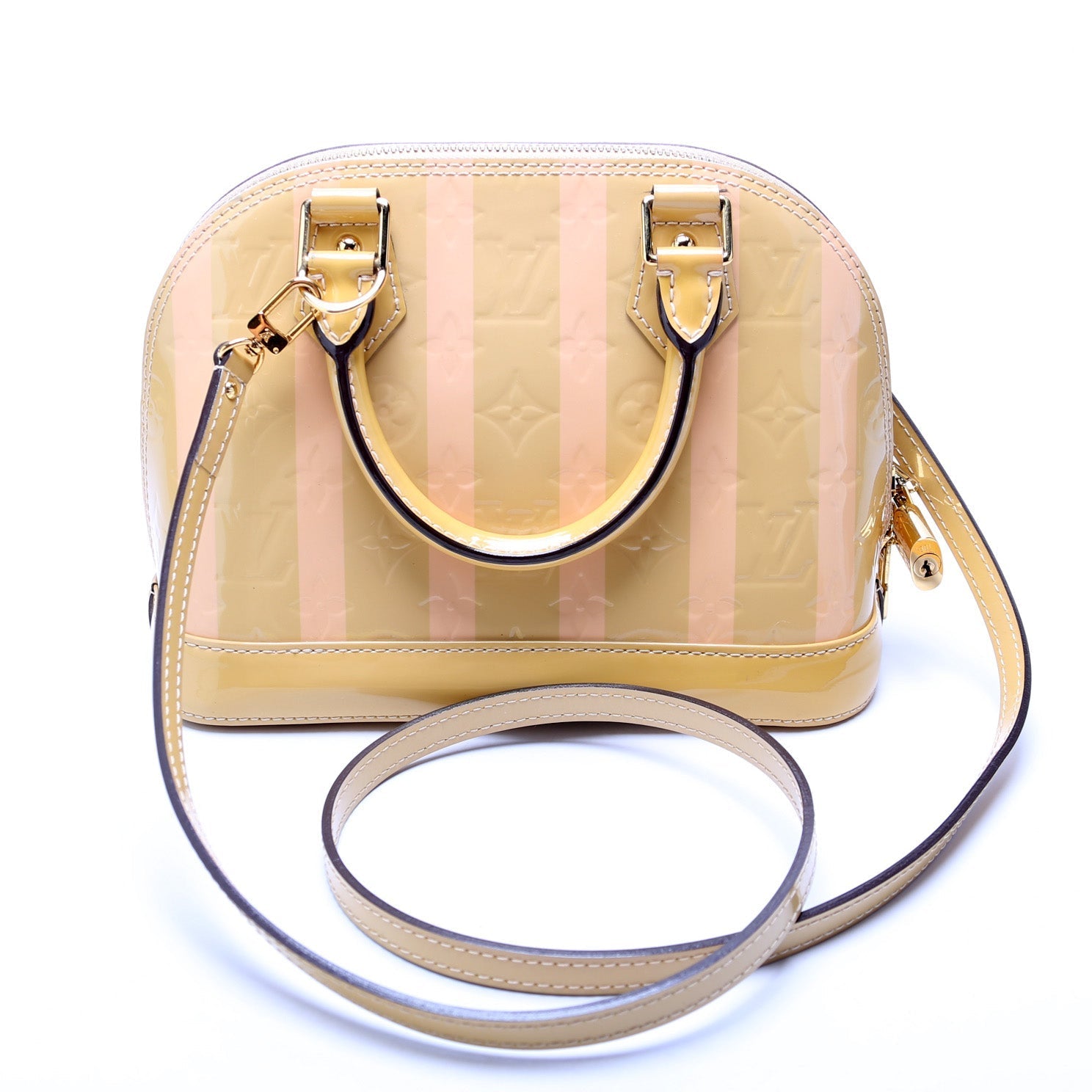 Louis Vuitton Alma BB Vernis Raysures