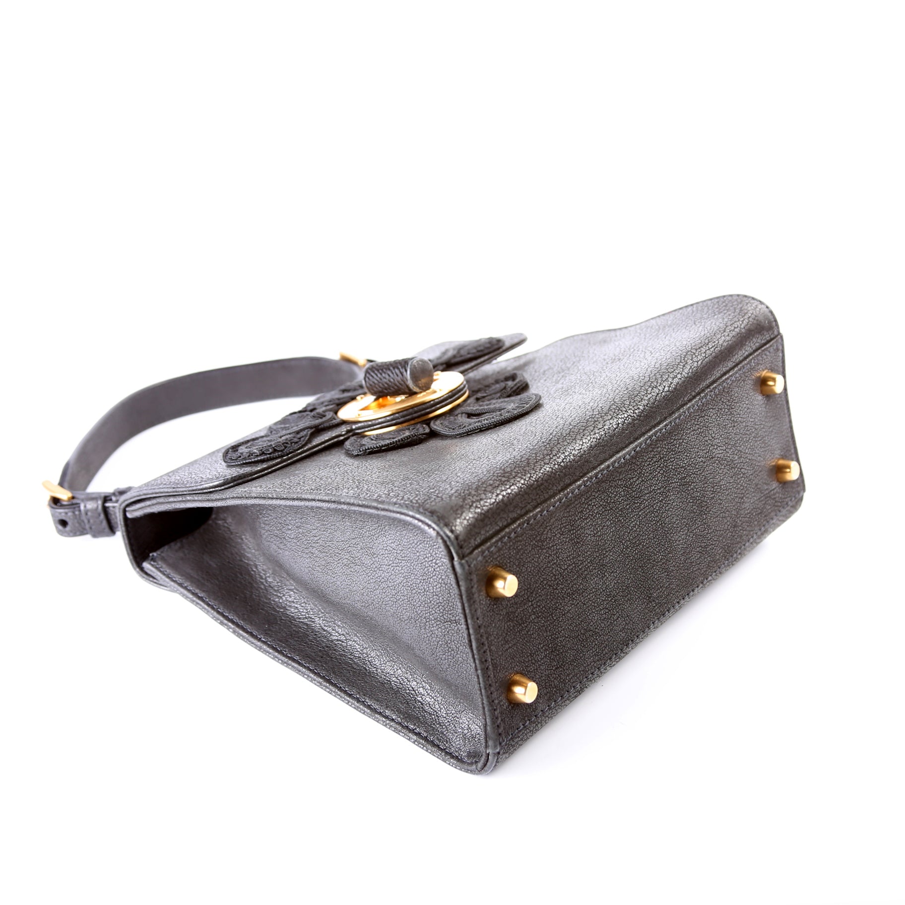 Prada Antic Passamane Top Handle Bag