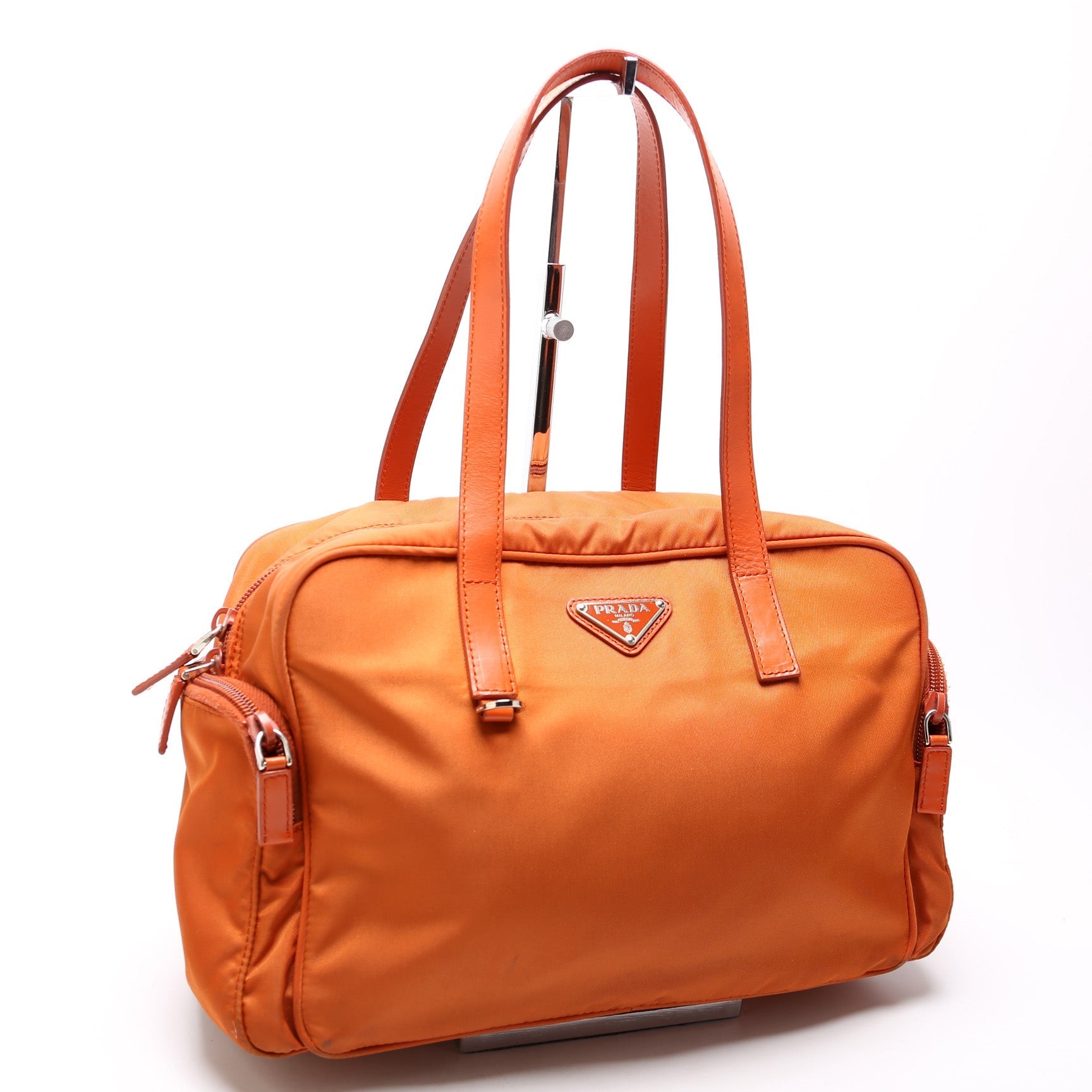 Prada BL0225 Vela Sport Nylon Side Zipper Bag