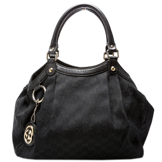 Gucci 211944 Sukey GG Canvas Medium Bag